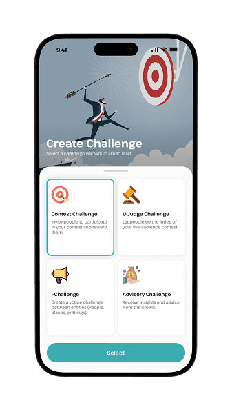 Create a challenge screen